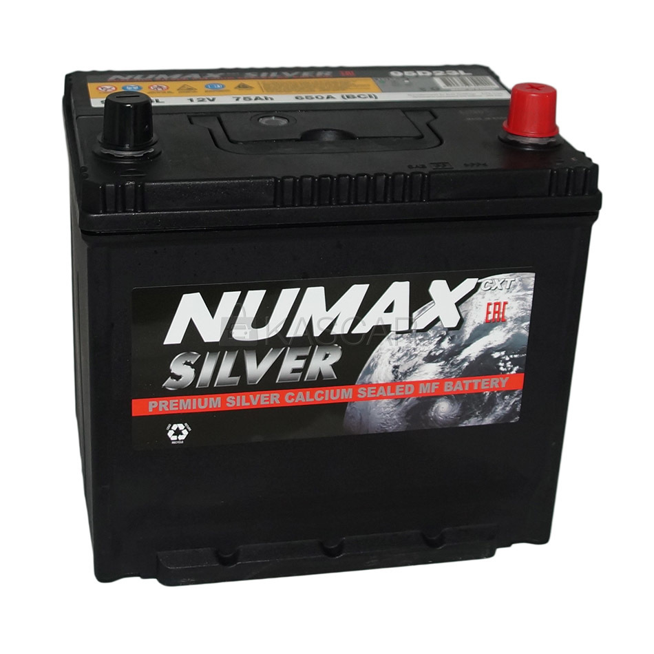 Аккумулятор NUMAX 75Ah 95D23L о.п