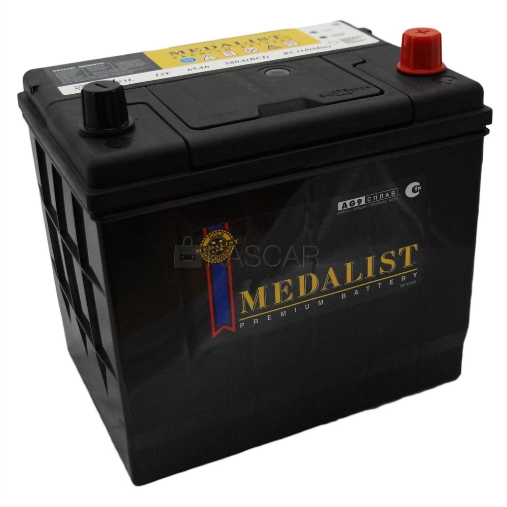 Аккумулятор MEDALIST 65Ah 75D23L о.п