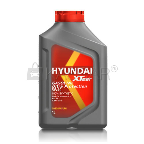 HYUNDAI XTEER GASOLINE ULTRA PROTECTION 5W40 SN Масло моторное синтетическое (1л)