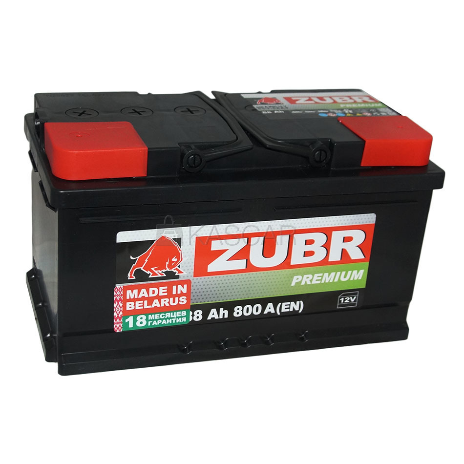 Аккумулятор ZUBR 77h Premium низкий о.п