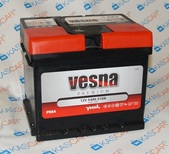 Аккумулятор VESNA 54Ah 55401 низкий о.п
