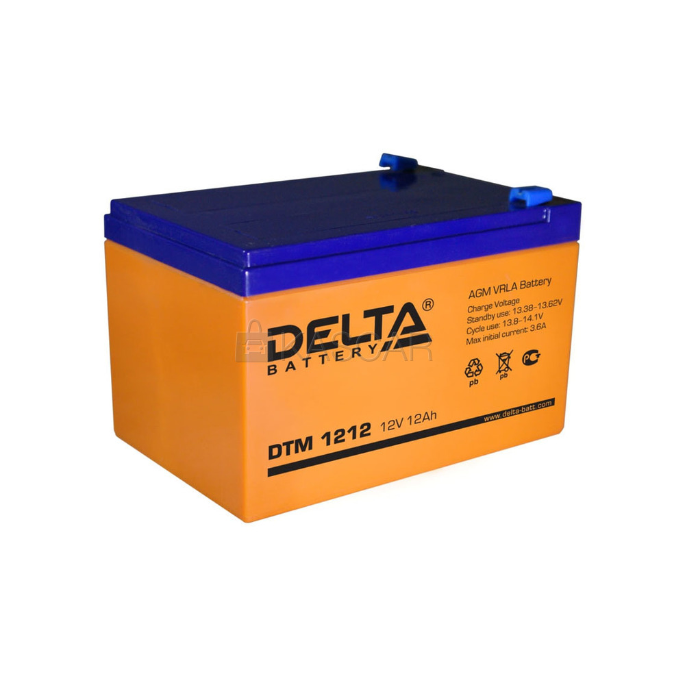 Аккумулятор DELTA 12Ah DTM1212