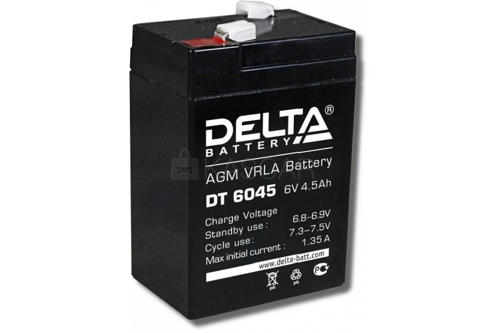 Аккумулятор DELTA 4.5Ah DT6045