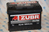 Аккумулятор ZUBR 62Ah  низкий о.п